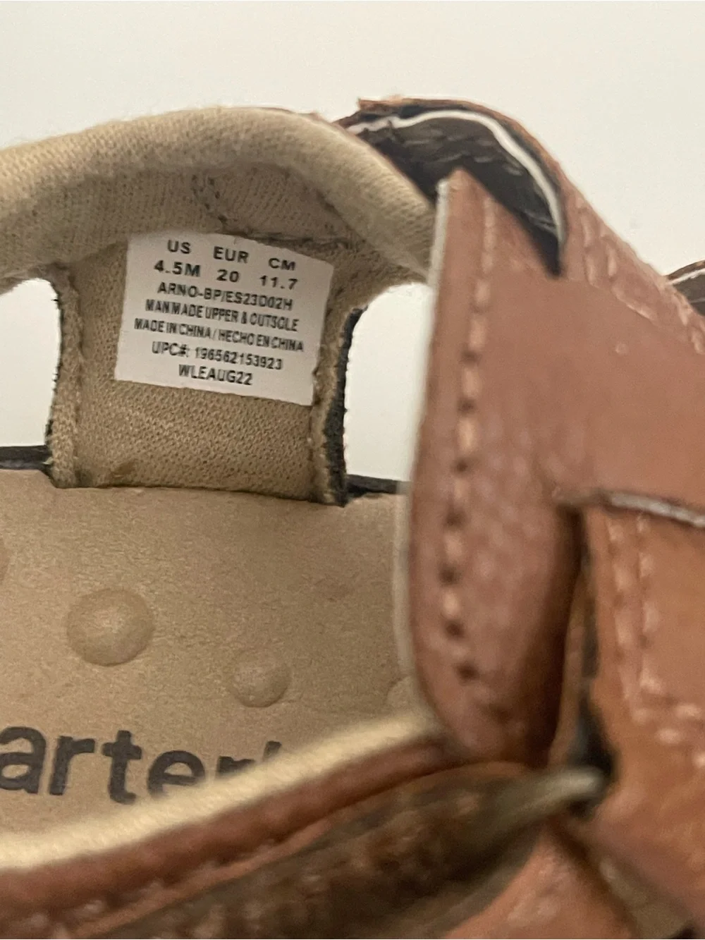 Ten little and Carters toddler shoes sizes 4.5-6